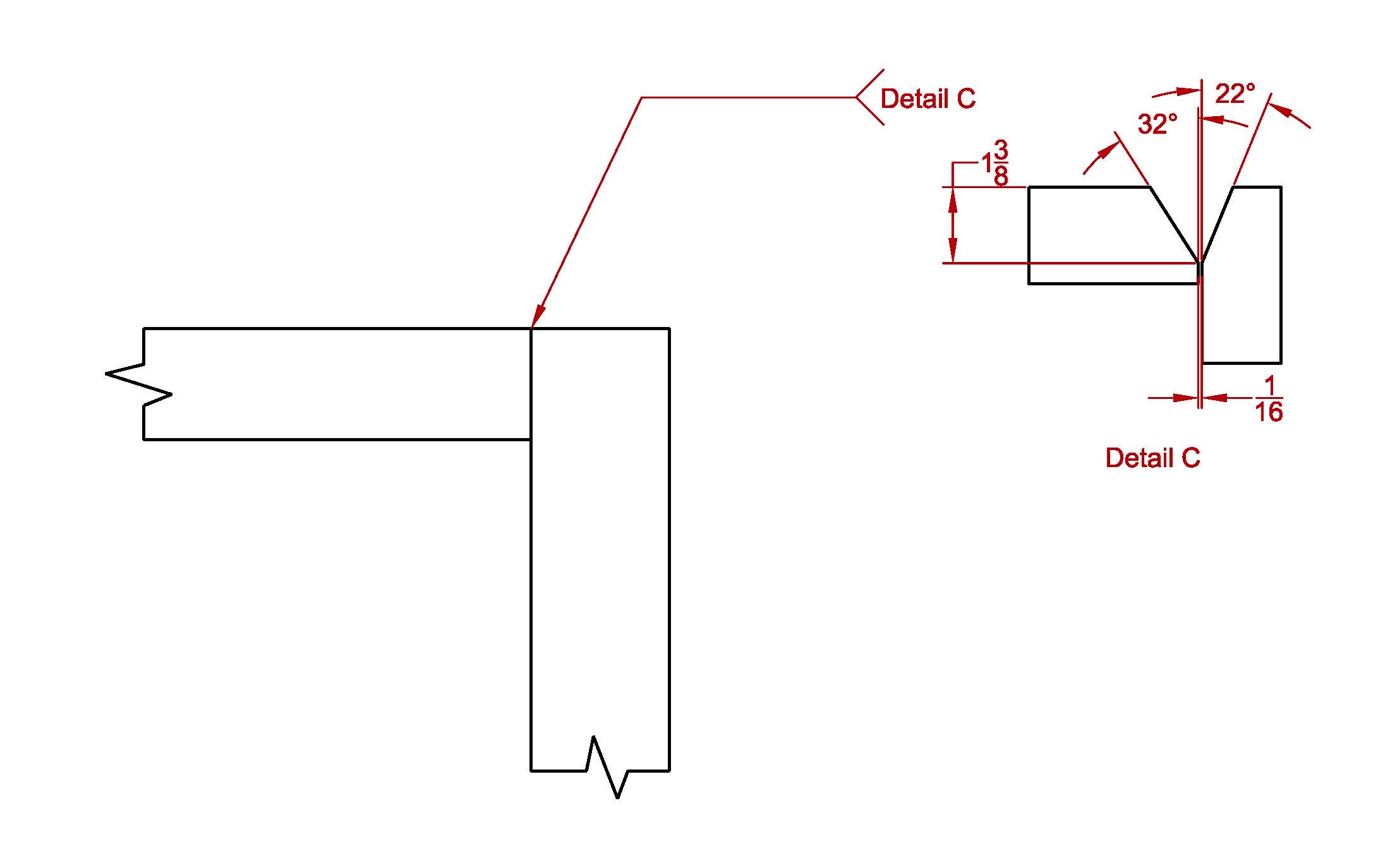 What is the correct symbol for a joint that has two diff gro